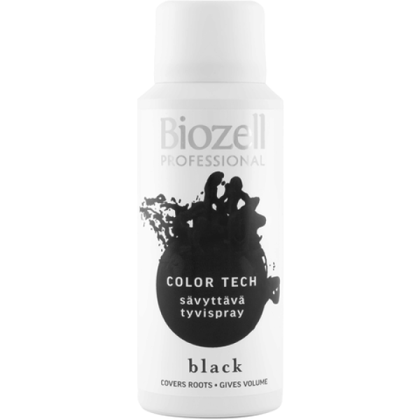 Biozell juuksejuure sprei Color Tech Black 100 ml.png