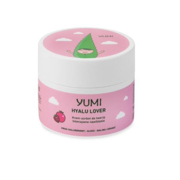 Yumi Hyalu Lover Intensively moisturizing face cream- sorbet Raspberry-Pomegranate 50 ml.jpg